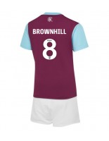 Burnley Josh Brownhill #8 Domácí dres pro děti 2024-25 Krátký Rukáv (+ trenýrky)